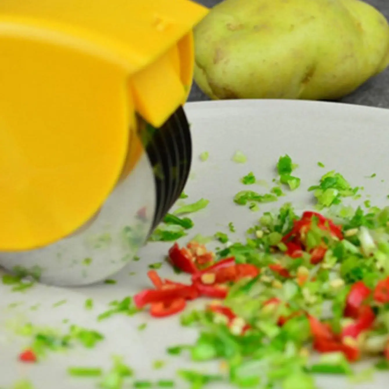 Kitchen Gadgets Wirecutter - 1 pc-yaratıcı hazne mutfak kesim soğan
