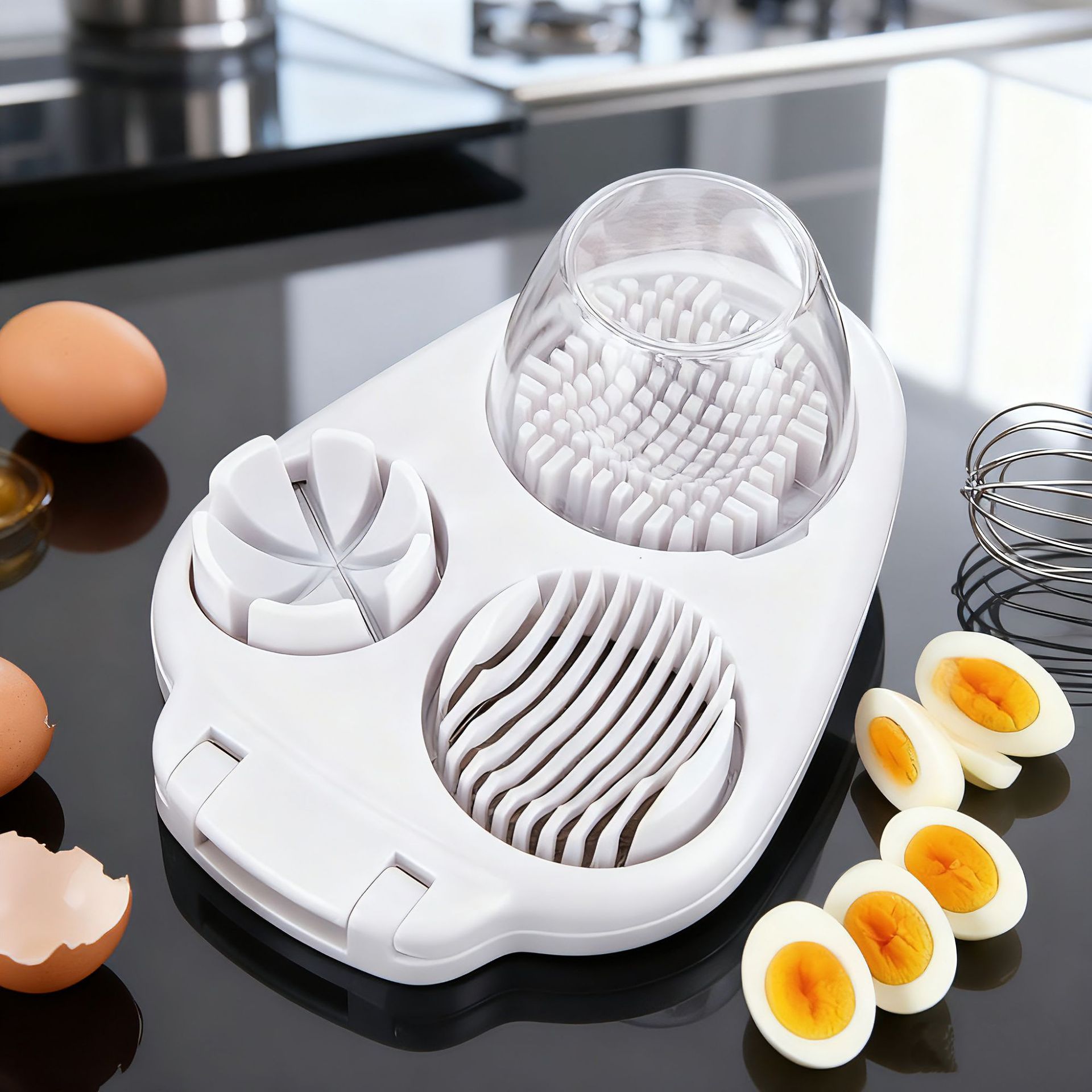 Kitchen Gadgets Wirecutter - 3'ü 1 Arada Yumurta Kesici, Yumurta