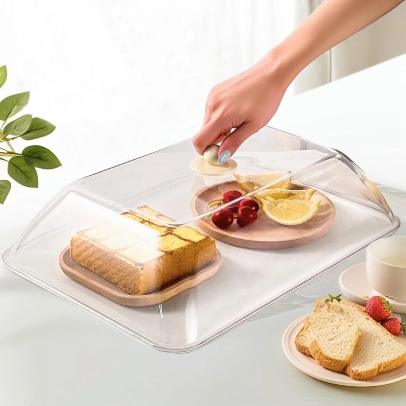 Kitchen Gadgets Wholesale - WORTHBUY Yeniden Kullanılabilir Plastik Yemek Örtüsü