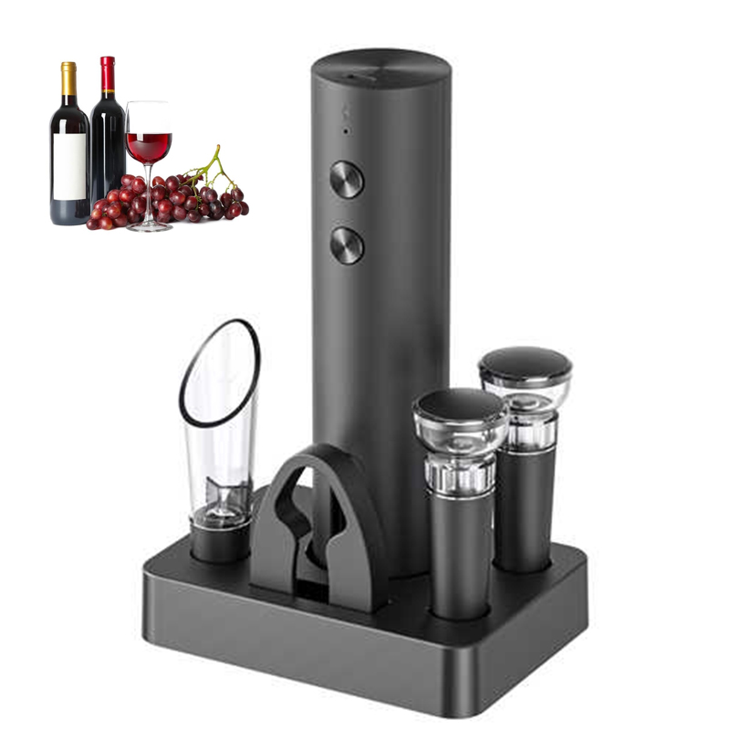 Electric Can Opener - Elektrikli Şarap Şişe Açacağı Seti Yeni