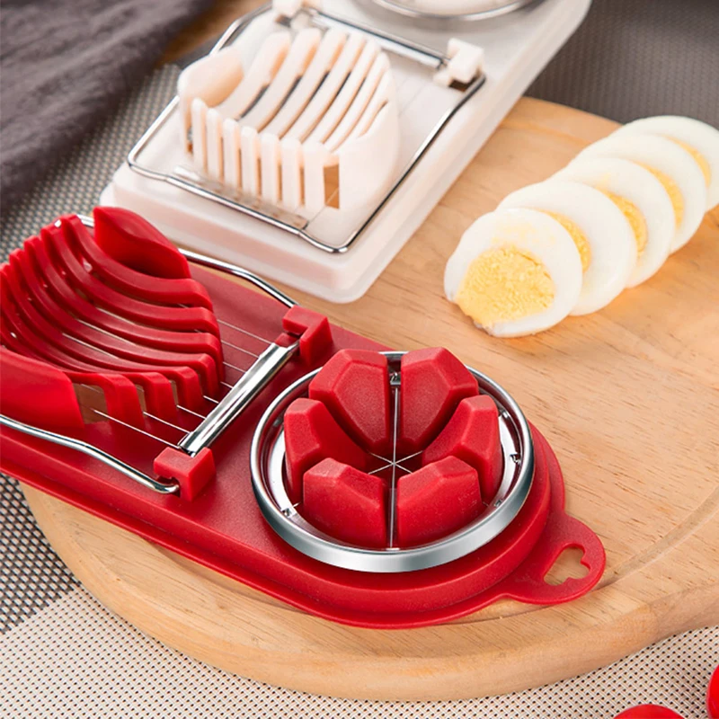 Kitchen Gadgets Wirecutter - Yumurta Dilimleme 2'si 1 Arada Paslanmaz