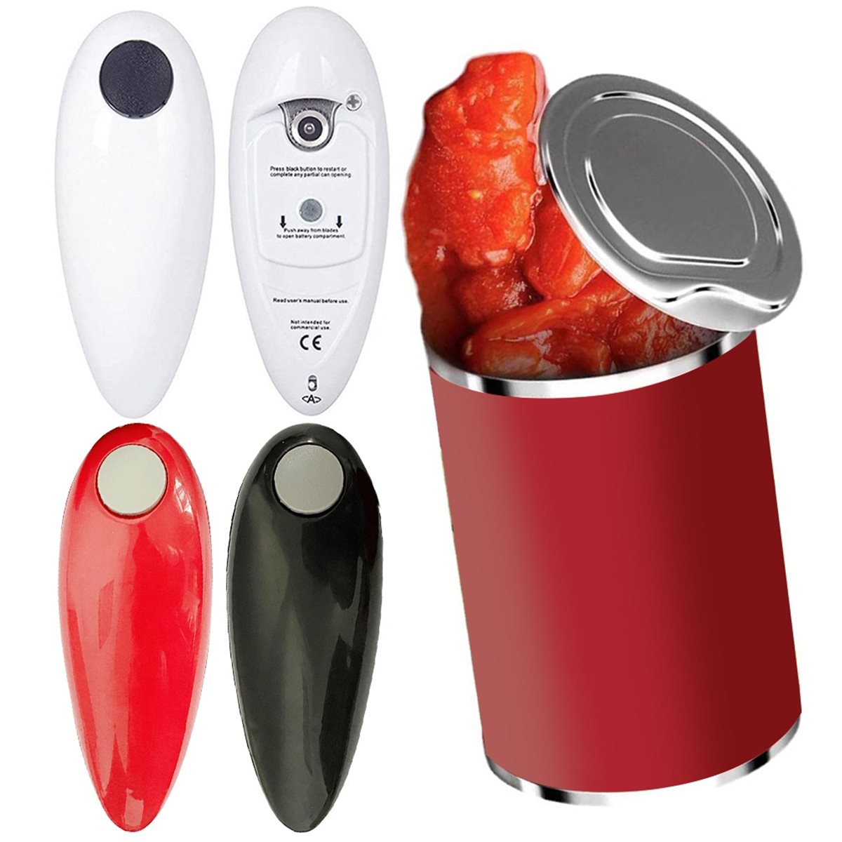 Electric Can Opener - 2026 Trend Elektrikli Konserve Açacağı, Pille
