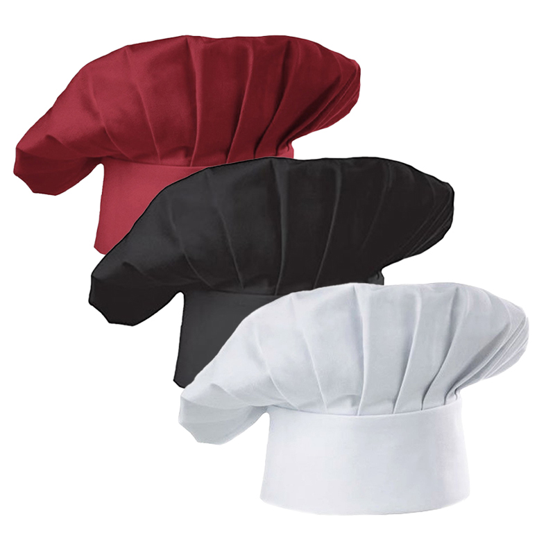 Kitchen Gadgets That Make Life Easier - 3 adet High22cm aşçı şapkası beyaz