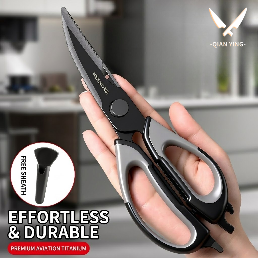 Kitchen Gadgets Wholesale - Mutfak makası Titanyum Tavuk kemiği makası