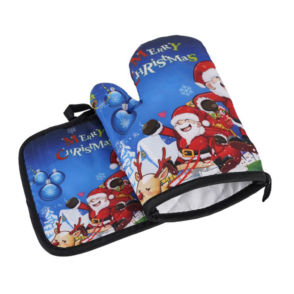 Kitchen Gadgets Xmas - Isıya Dayanıklı Eldivenler Noel Eldiveni Barbekü