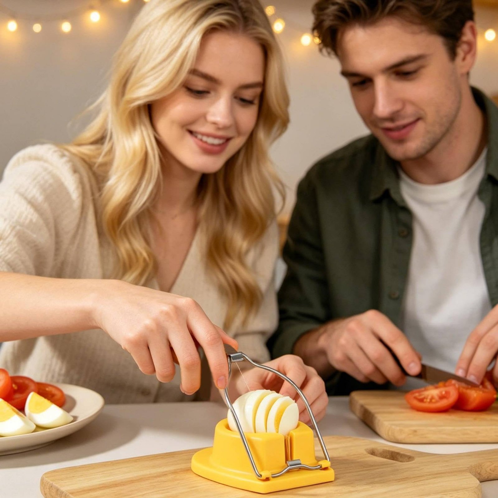 Kitchen Gadgets Wirecutter - Paslanmaz Çelik Tel Ovum Kesici 3'ü