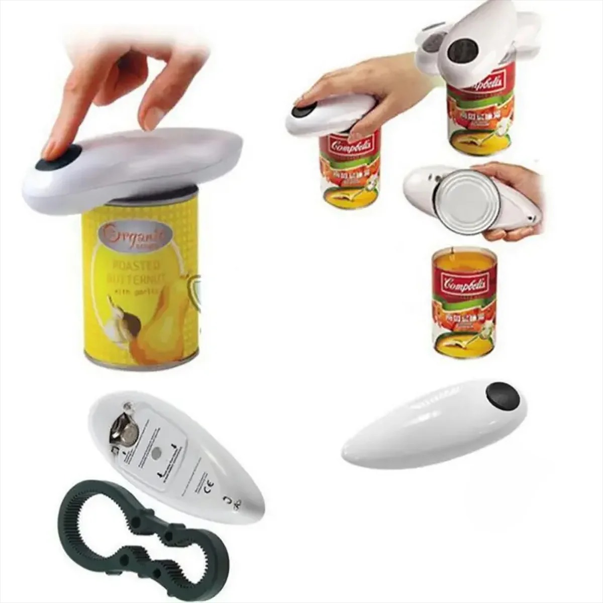 Electric Can Opener - Elektrikli Otomatik Kavanoz Açacağı Yüksek Güçlü