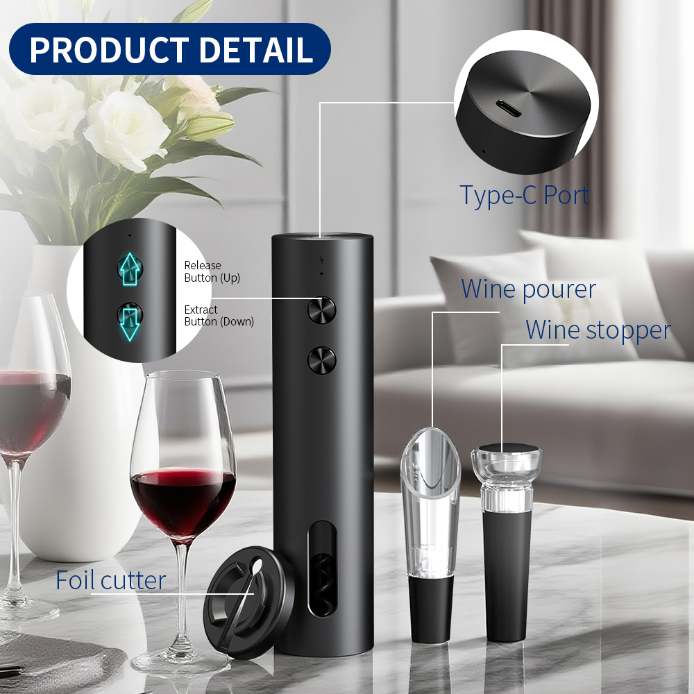 4'ü 1 Arada Elektrikli Şarap A - Electric Can Opener incelemesi ve fiyatı