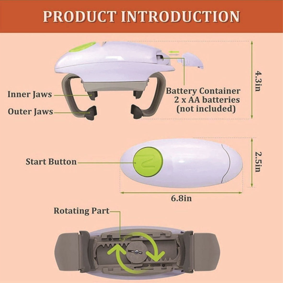 Elektrikli konserve şişe kapağ - Electric Can Opener incelemesi ve fiyatı